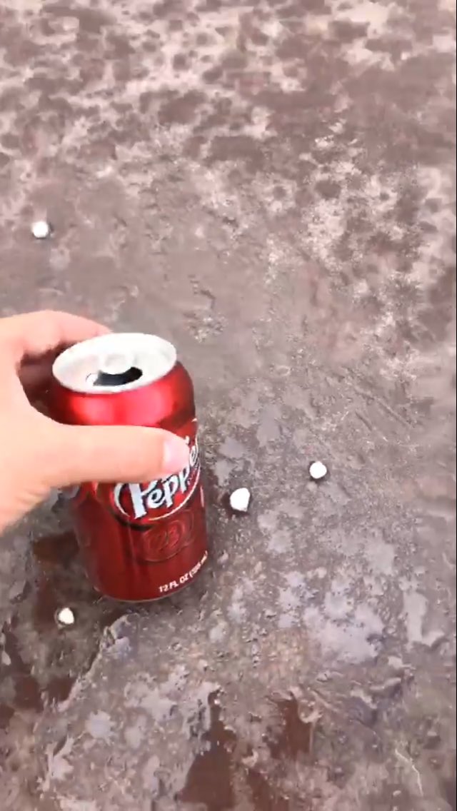 how to properly measure the size of hail as shown by <a href="/jaredmecham/">Jared Mecham</a> 😂

<a href="/drpepper/">Dr Pepper</a>