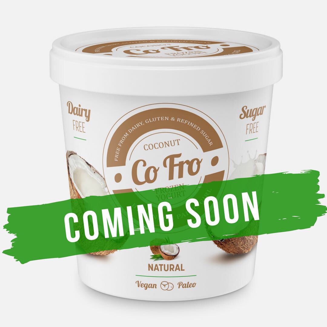 You guys asked for it #cofro #tubs #comingsoon #home #dairyfree #healthy #freefrom #froyo #coconut #dessert #love #london #paleo #girl