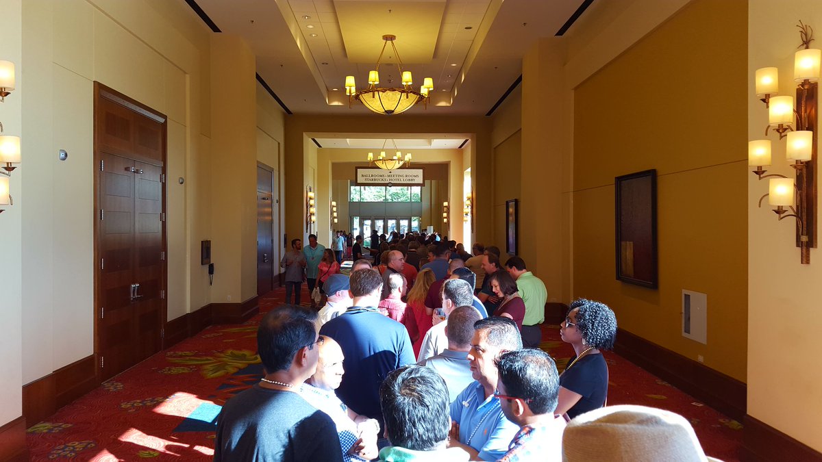 jduling's tweet photo. Head 'em up. Move 'em on. #Kscope17 https://t.co/bHOUCqy2og