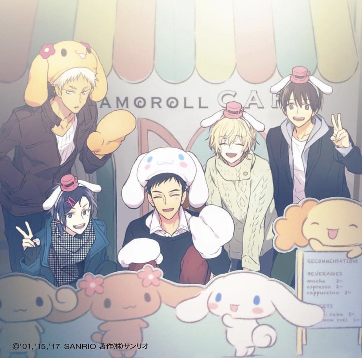 Gearing up for the weekend with the Sanrio boys! #Sanrio