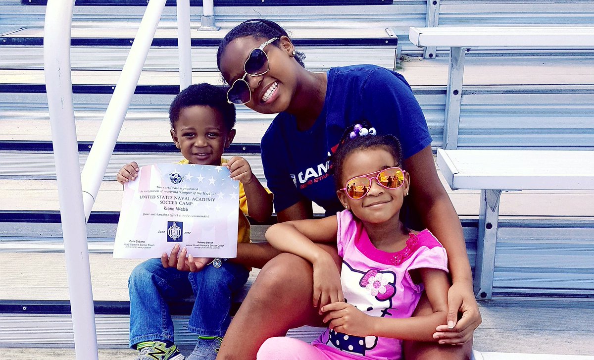 mr2beez's tweet photo. She's mine so I have 2 gloat. Congrats 2 @kivannaa The "Goalie of the Camp"  @NavalAcademy ⚽camp '17
#BOOGH #NPNATION #calvertelite #fwyh https://t.co/Pan9hW4Hp9