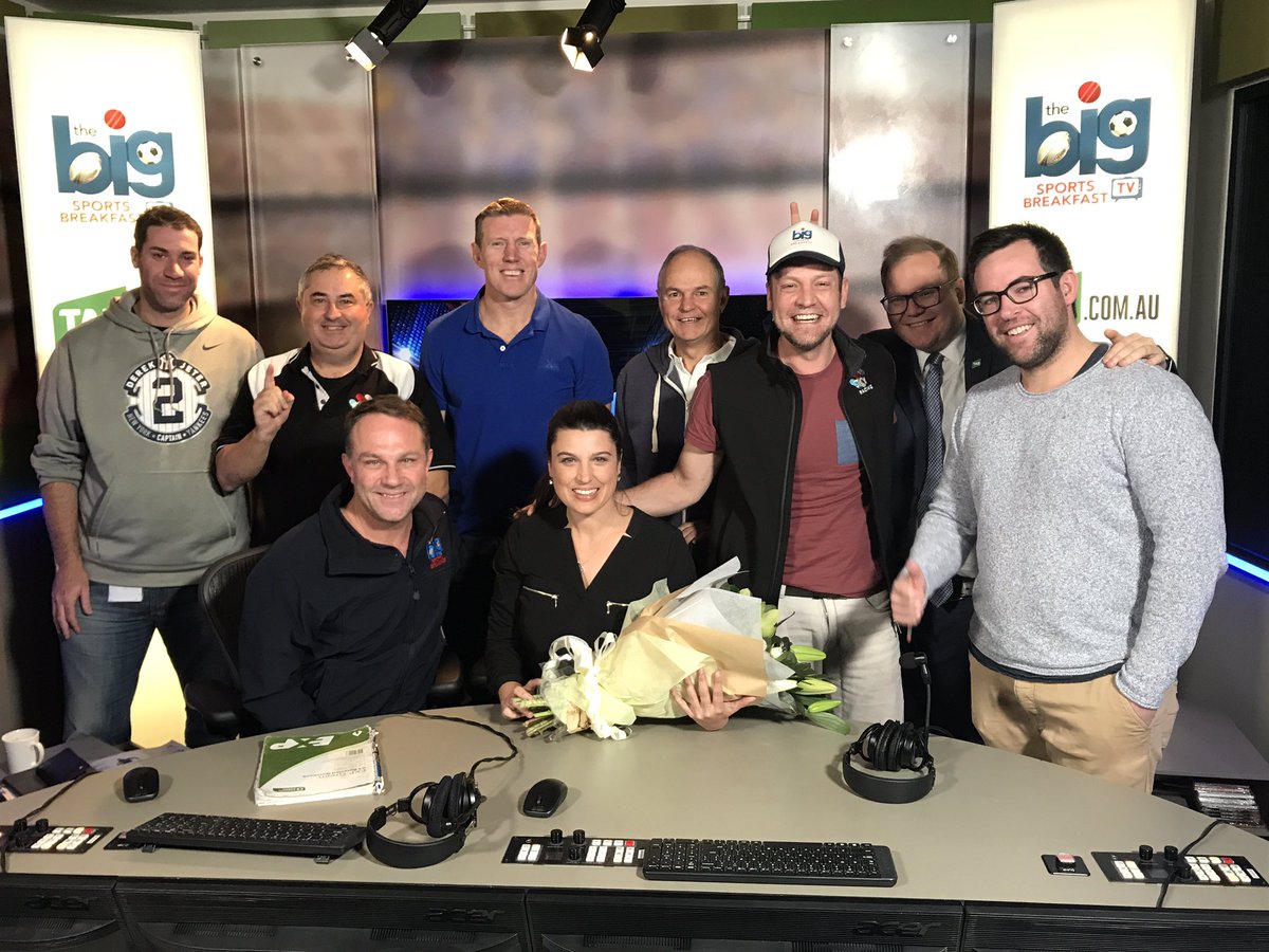 👋 Farewell <a href="/SkyRacingAU/">SKY Racing</a> and <a href="/BigSportsBrekky/">The Big Sports Breakfast</a> team! Hard to say goodbye after 6.5yrs but I've enjoyed every moment! Thanks for all the msgs 💛