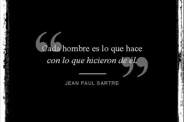 FranjMaldonado's tweet photo. "Cada hombre es lo que hace con lo que hicieron de él"

*Jean Paul Sartre https://t.co/uHW5kY6jAA