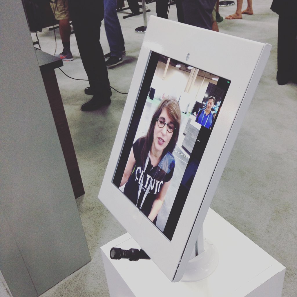 MeetDorothy's tweet photo. Our virtual concierge is all the rage! Follow us on Twitter &amp; IG @meetdorothy Booth 4605 #WoS#COTF #CLUS #WeareCisco #CiscoSpark https://t.co/DrWPnUxCmb