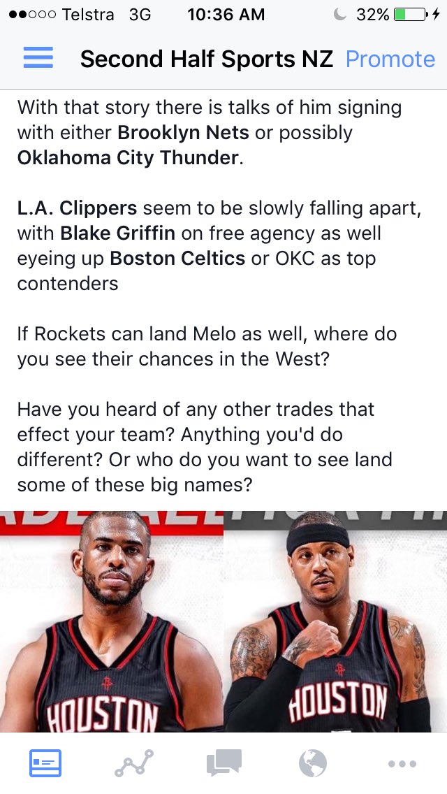 SHSportNZ's tweet photo. @Alex_Pledger thoughts? #NBAChat #SecondHalfSports #ThoughtsFromPledger https://t.co/imnYATE5cX