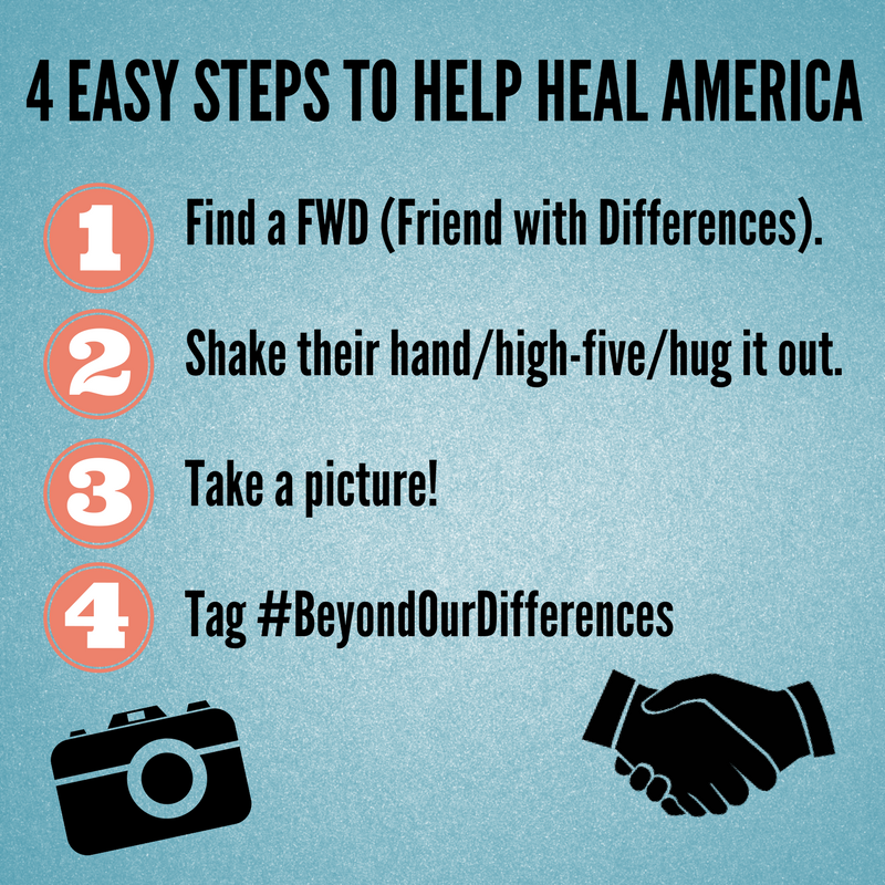 BigTentNation's tweet photo. Are you ready for this week's #civilitychallenge? Tomorrow's #IndependenceDay so let's try our hardest to go #beyondourdifferences. https://t.co/PgjSlvRc8i