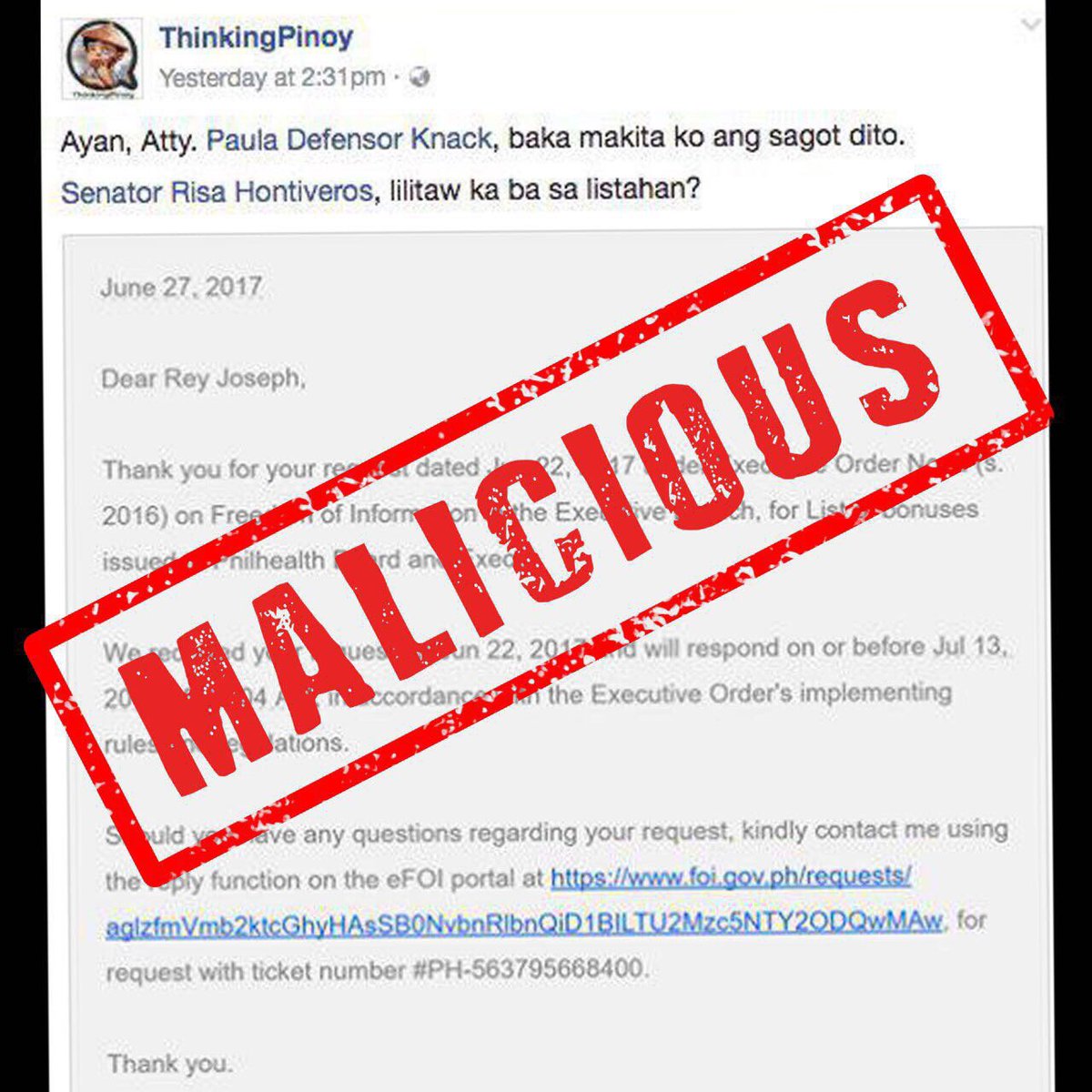 risahontiveros's tweet photo. Was appointed to PhilHealth in 2014-15.Bonus in question was in 2013.Would have been impossible feat,unless I know how to time travel.Hehe 😊 https://t.co/uX7xJSDBOQ