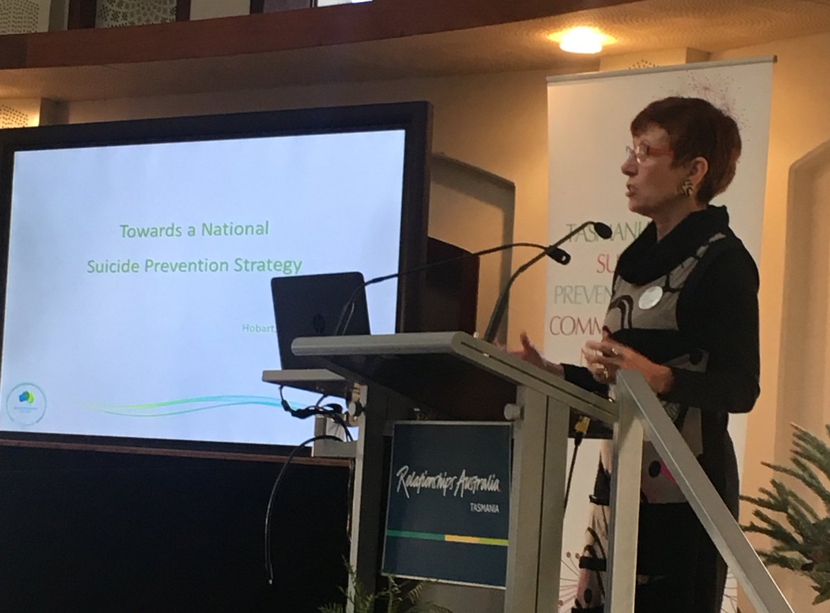 Sue Murray CEO Suicide Prevention Australia delivering the closing address for what has been a fantastic Forum.