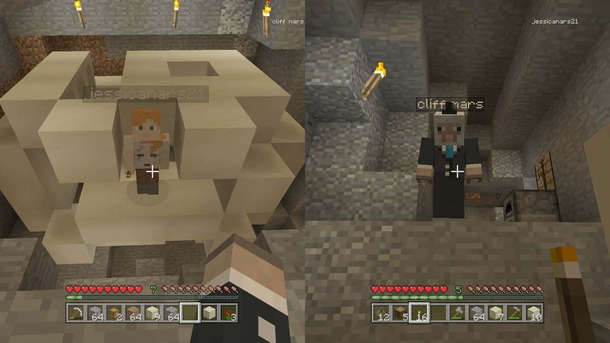 jessicamars21's tweet photo. Discovered and excavated our very first fossil today! #fossils #Minecraft #caveing https://t.co/3eDVeZQBlD