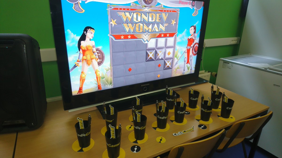 iMagineLab_be's tweet image. Ready for the challenge! 💪 #WondevWoman #codinghub