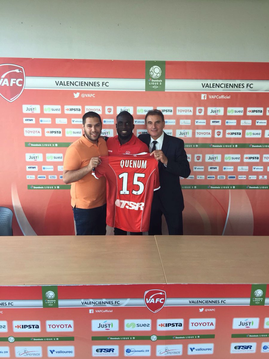 TeamMercato's tweet photo. Chérif #Quenum (24), défenseur de l'US #Avranches, signe un contrat pro jusqu'en 2020 avec #Valenciennes https://t.co/O0QgjN2WrZ