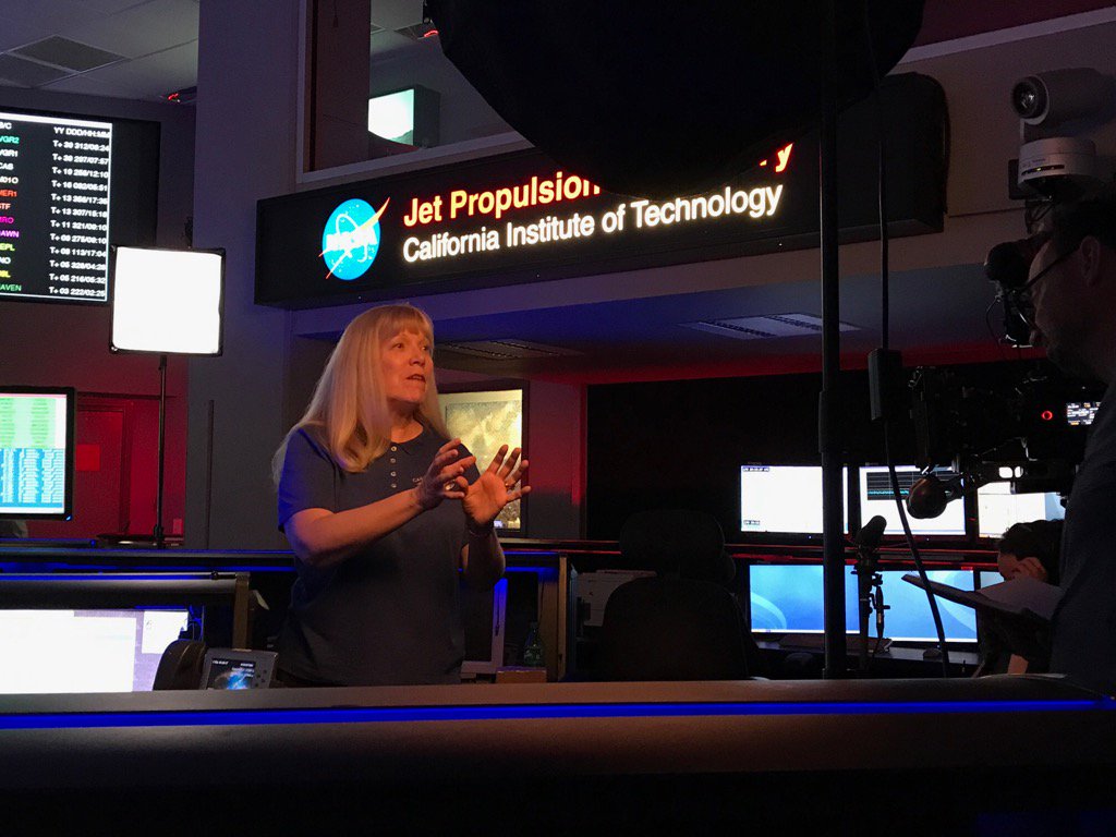 Filming inside dark room for <a href="/CassiniSaturn/">Cassini</a> documentary by <a href="/BBC/">BBC</a> Horizons. Great mission! Spectacular end Sept 15.