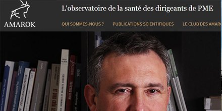Amarok : L'observatoire de la santé des dirigeants de PME <a href="/Amarok_Obs/">Observatoire Amarok</a>  bit.ly/2ncG39a