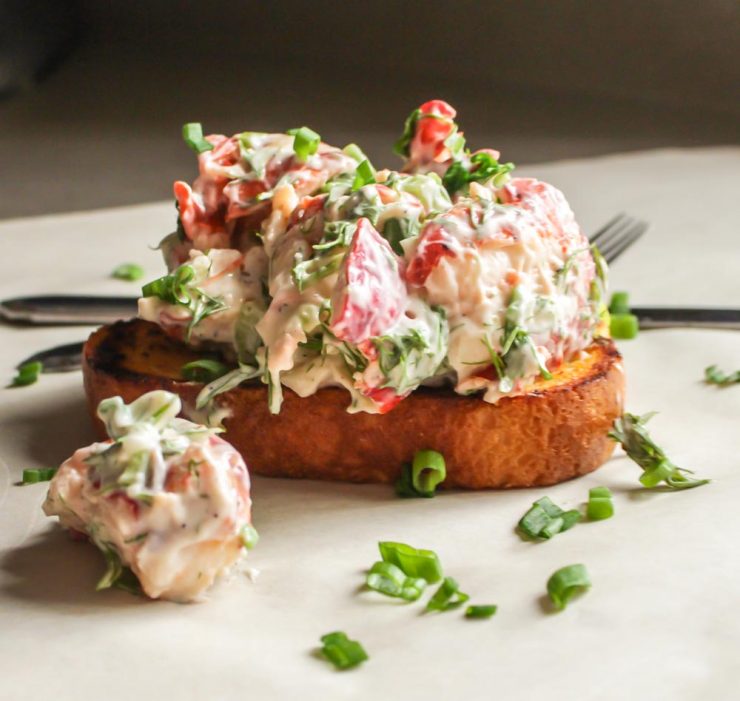 yumgoggle's tweet photo. Open-Faced Lobster Rolls #LisaGCooks #lobster #lobsterrolls #lobstersalad #salad https://t.co/hwlsoiV9za https://t.co/ixn7MoAPzN