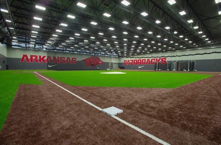 The indoor facility at Arkansas is straight filth 😍🔥