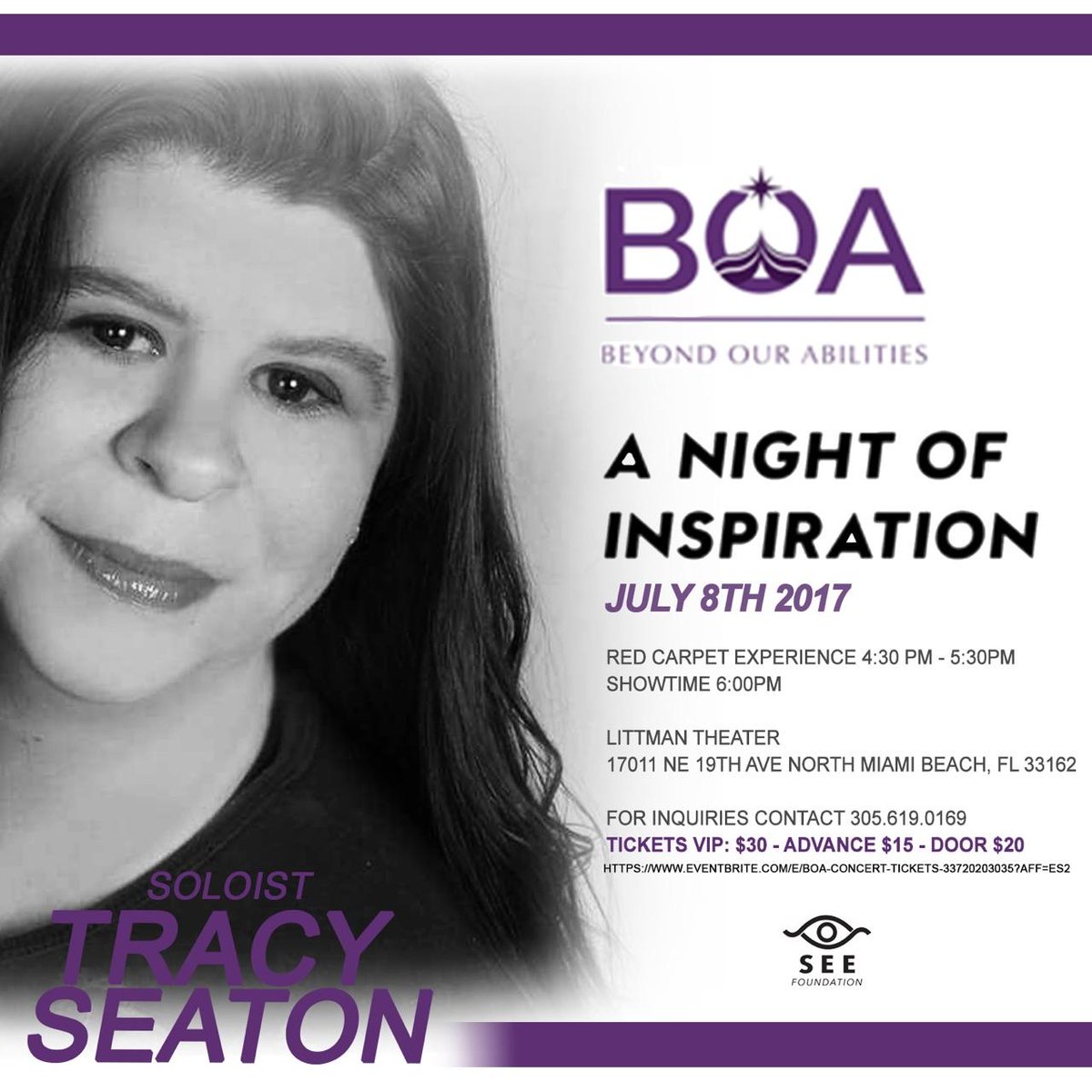 see_foundation's tweet photo. Talented #TracySeaton will be a performer at the #BeyondOurAbilities A Night of Inspiration talent showcase f/individuals with special needs https://t.co/K6D3AzSkhu