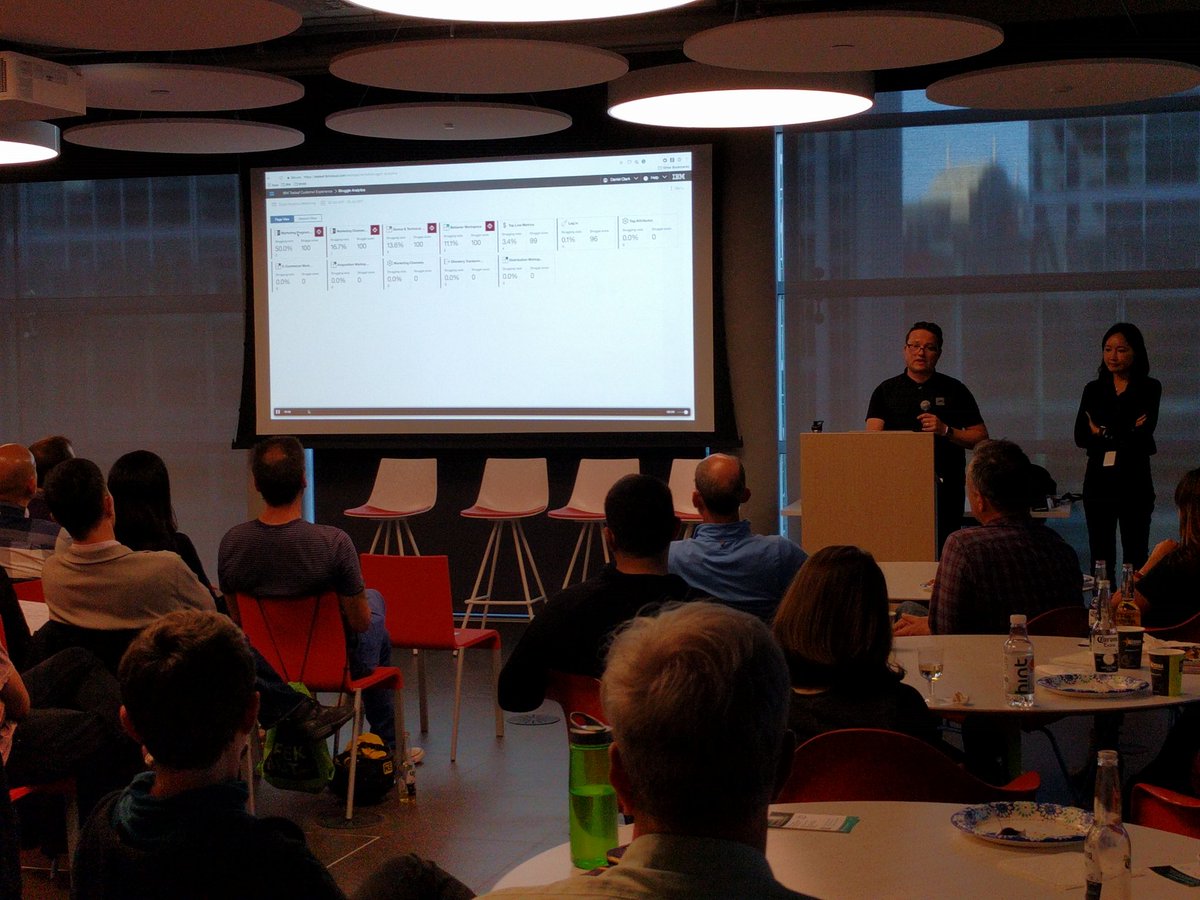 InfernoWRX's tweet photo. @ixdasf Meetup w/ product demo on Watson Commerce Experience Analytics #IBMStudiosSF https://t.co/223EoMLKp7
