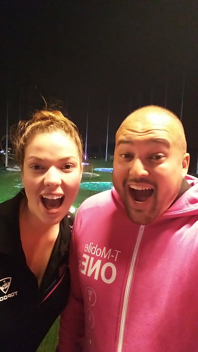 Hanging with my girl Jenna Amberg <a href="/TopgolfChicago/">Topgolf Chicago</a> #topgolfnaperville