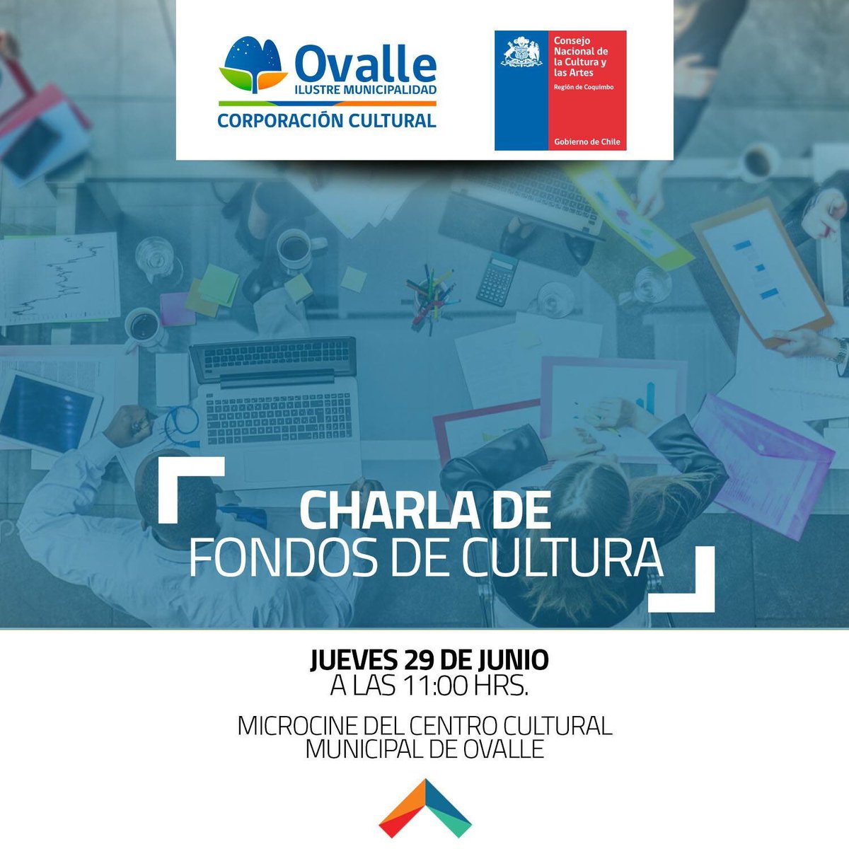 Nos vemos mañana en el Centro Cultural Municipal de Ovalle! #FondosDeCultura #Ovalle
