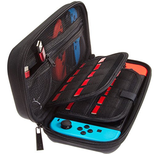dealsman's tweet image. #Butterfox Nintendo Switch Carry Case with 19 Game Cartridge and 2 Micro SD Card Holders - ..$16.99.. wurl.us/wDel