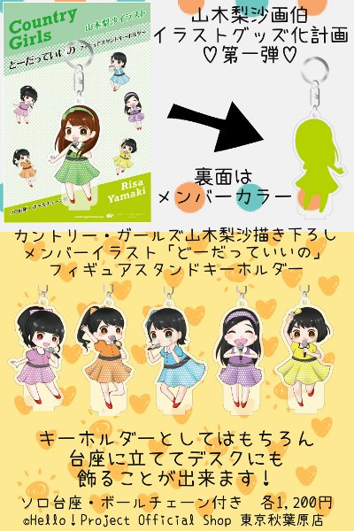 嗣永桃子 カントリー・ガールズ FSK フィギュアスタンドキーホルダー