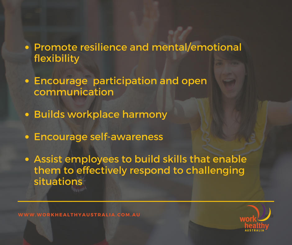 WorkHealthAus's tweet photo. How do you promote #emotionalwellbeing and #resilience in your workplace?
Here are some benefits to an approach: https://t.co/y2paW7EOja