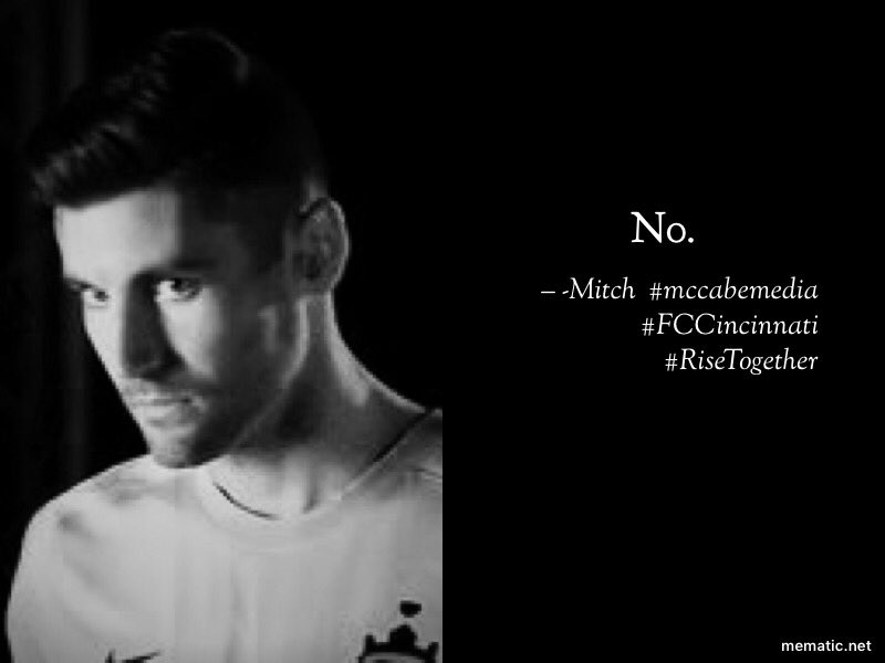 #MitchSaysNo Congrats to FC Cincinnati! <a href="/fccincinnati/">FC Cincinnati</a> @fccincy #fccincinnati #fccincy #mls #soccer #cincinnati #win #espn <a href="/mitchhilde/">Mitch Hildebrandt</a>