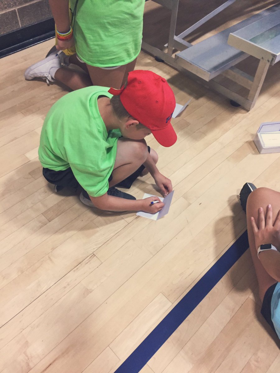 Nothing like a little time for reflection &amp; gratitude. Our campers took some time today to thank all who made #okcplaysmart2017 happen.