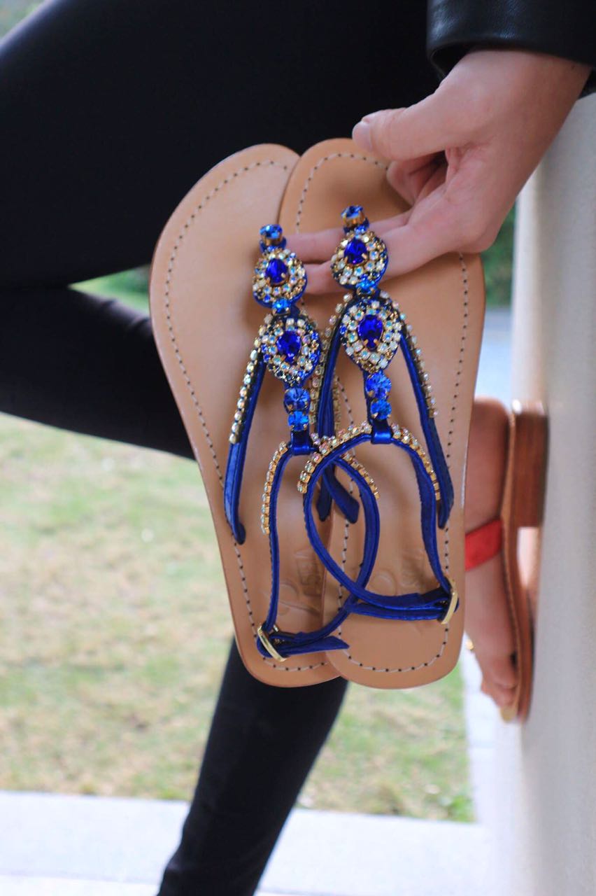 Pasha jeweled sandals 2025