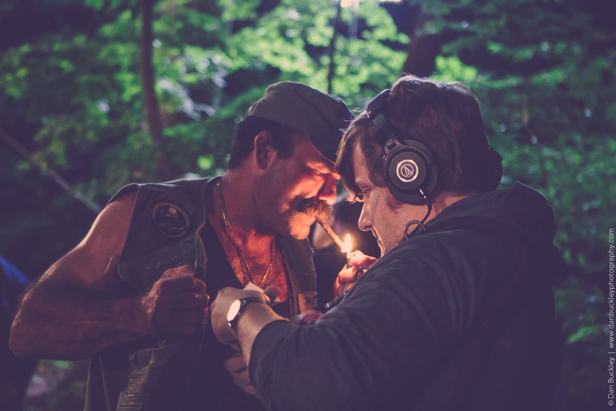 ANIMALAMONGUS's tweet photo. The #Predator, and living #legend,  @DonFryeFighter , #behindthescenes of #ANIMALAMONGUS Caught by Dan Buckley Photography #HorrorMovies https://t.co/RXncFJ1FL1