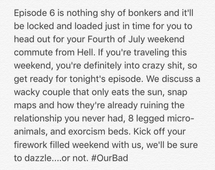 OurBadBlog's tweet image. Episode 6 is in the kitchen 🍳