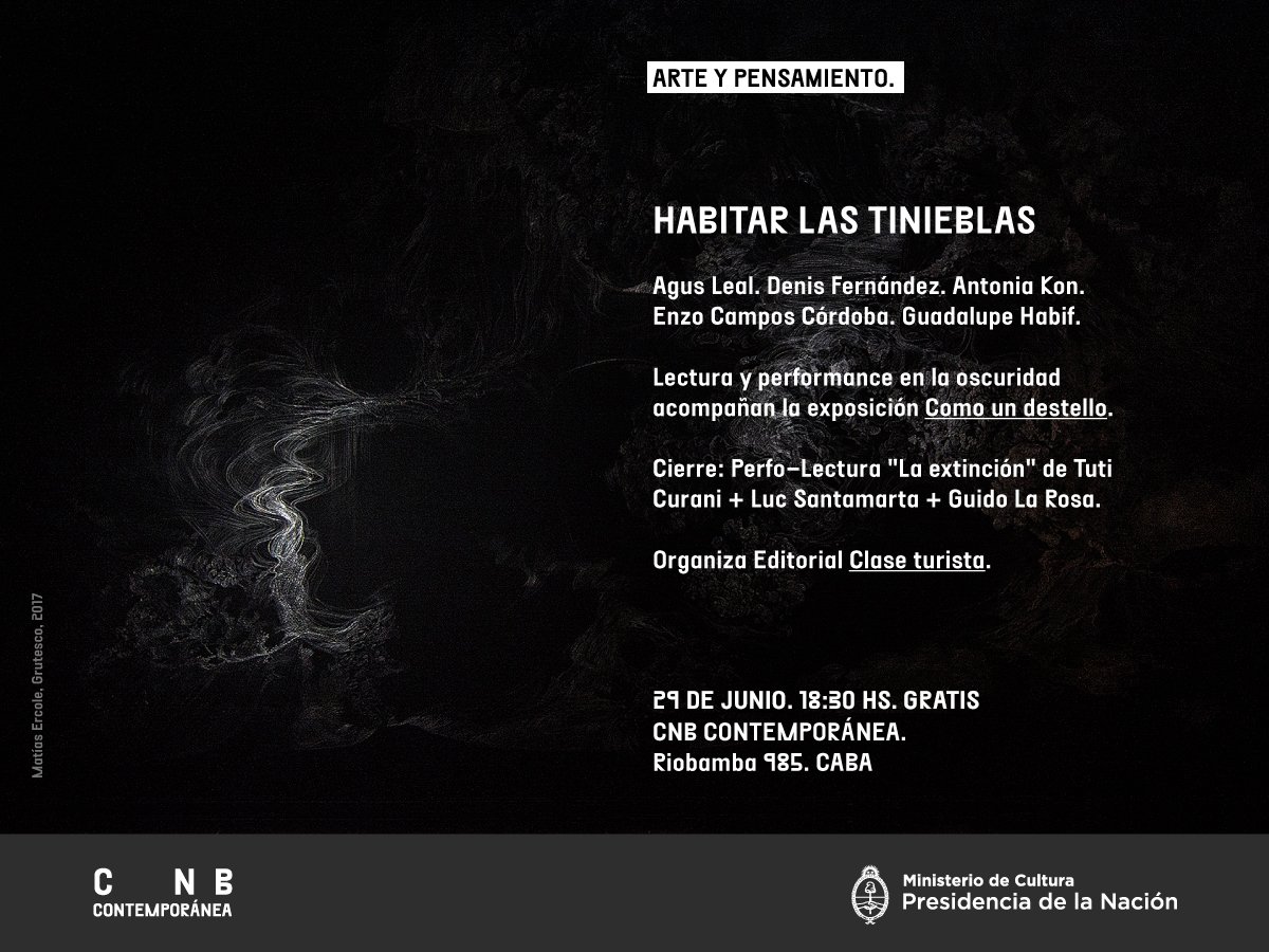 DifusionCultur2's tweet photo. Lectura de poesía en torno a la expo #ComoUnDestello. jueves 29/6 Habitar las tinieblas.18.30 #Gratis @CNBLaCasa https://t.co/Vag6pjKS2b