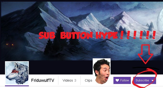 FriduwulfTV's tweet image. So, ladies and gents, I have a sub button now! Big thanks to @Twitch for bestowing us Affiliates this happy opportunity! #SubButtonHype 😍🤣☺️