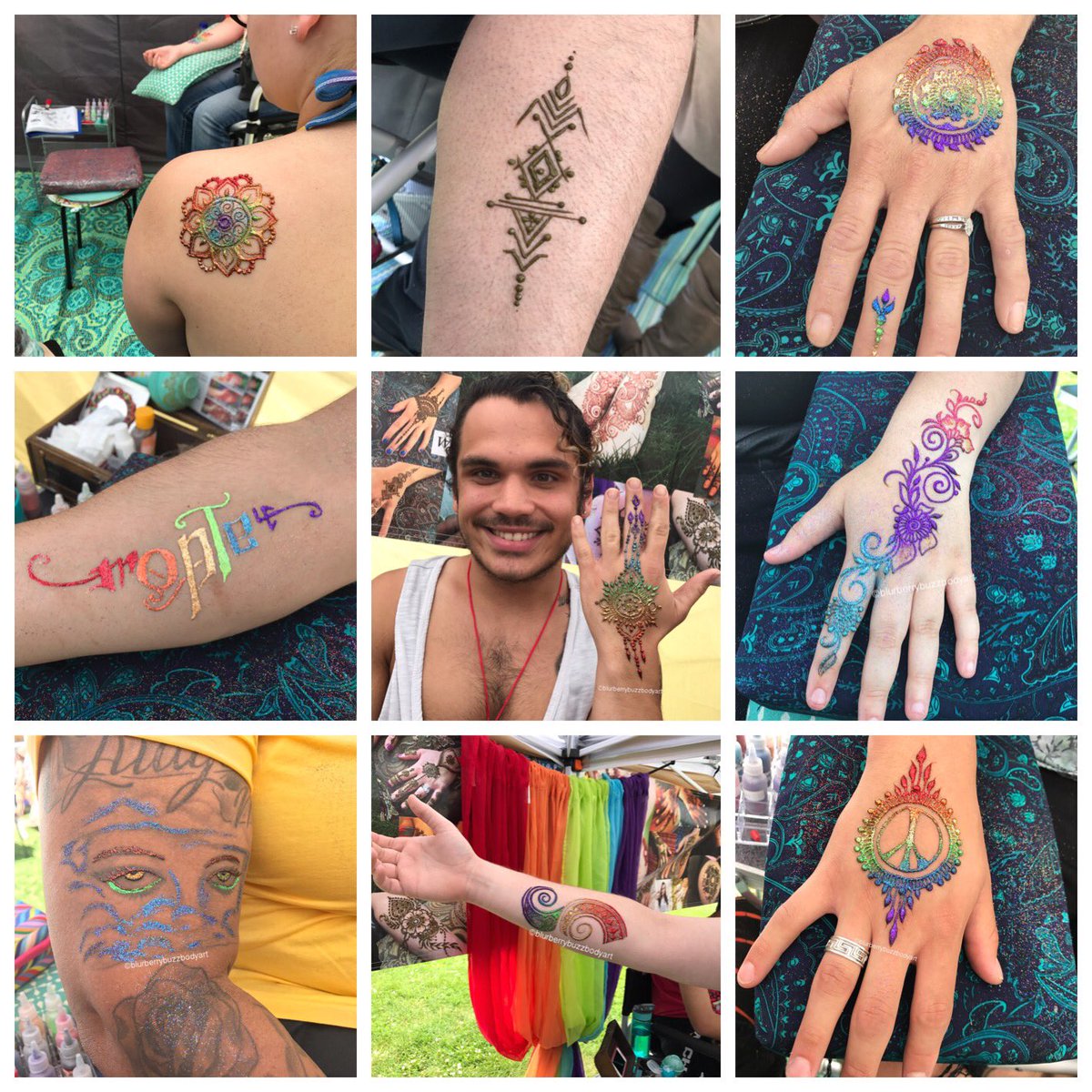 blurberrybuzz's tweet photo. Henna from Tein Cities Pride last weekend @TwinCitiesPride https://t.co/CoYB4Re2kv