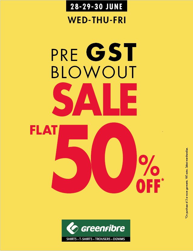 JadeBlue_1981's tweet photo. It's now or never! Shop your heart out at the #PreGST blowout sale at #GreenFibre! #PreGSTSale #SaleTime #JadeBlueFashion #JadeBlueLifestyle https://t.co/X4LtmJIvD8