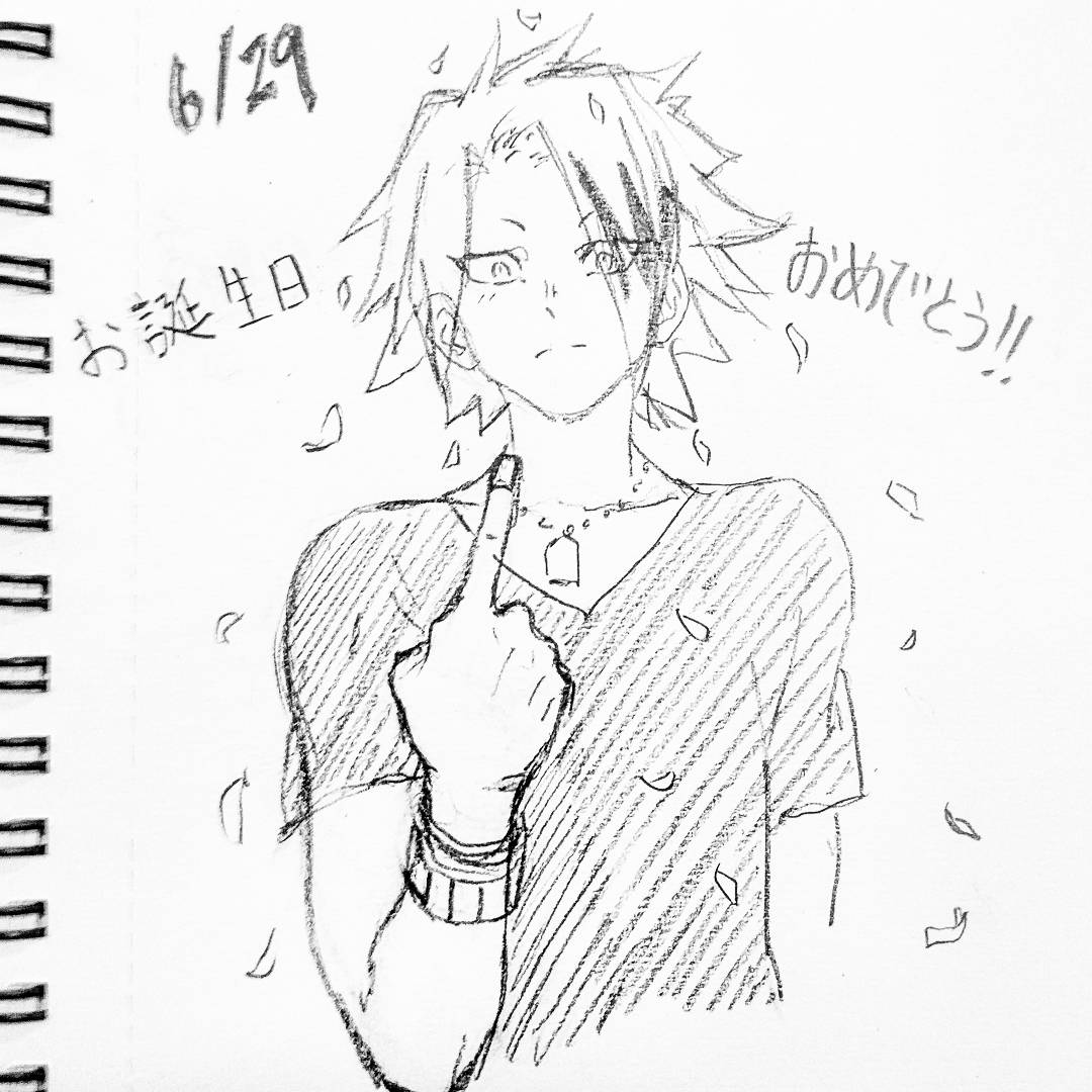 Today is kaminari's birthday!!
#上鳴電気誕生祭2017 
