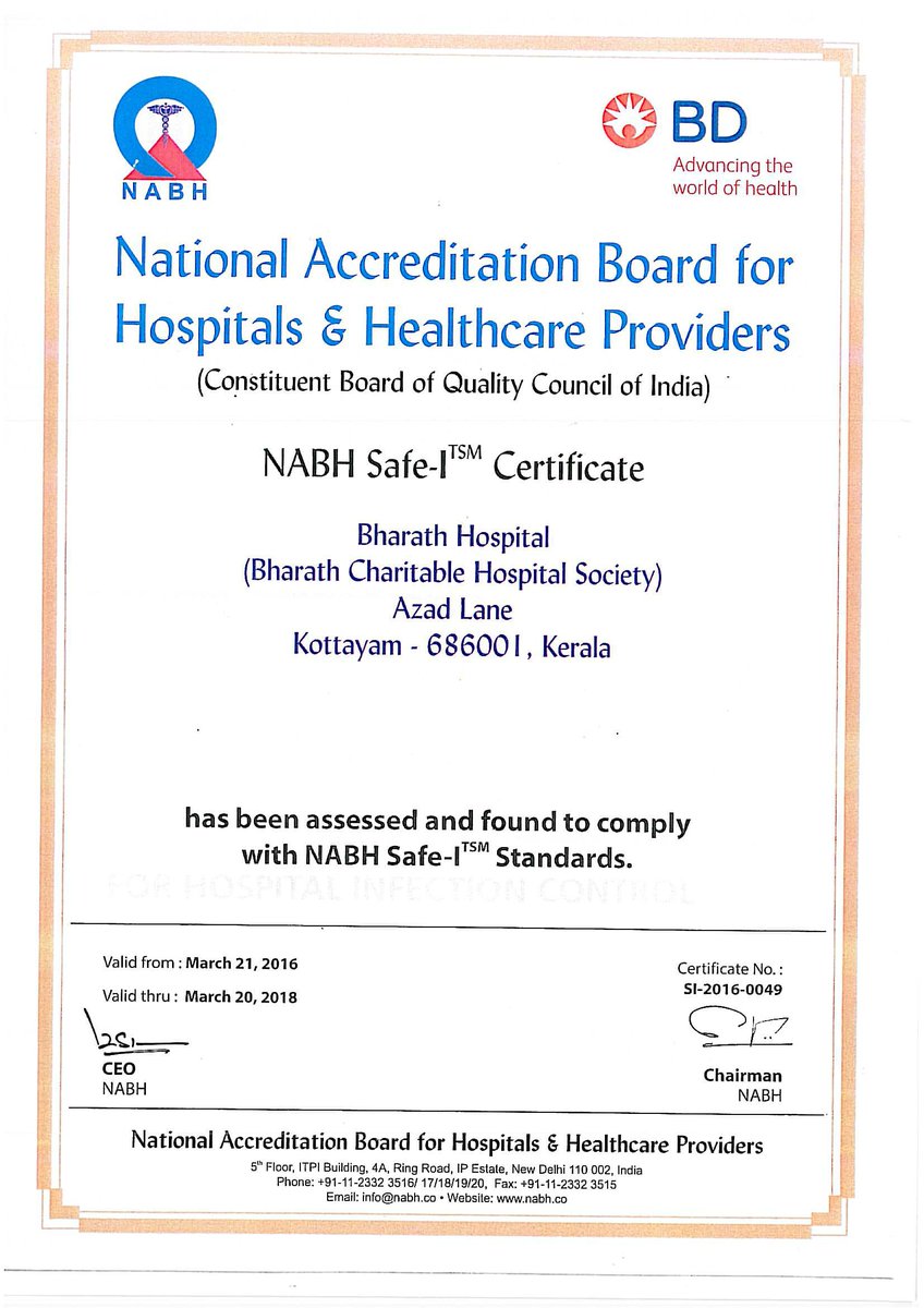 bharathkottayam's tweet photo. We are now accredited with NABH (National Accreditation Board for Hospitals &amp; Healthcare Providers) . Click here: https://t.co/mJgTb7r6Hy https://t.co/dKi3wq2k7V