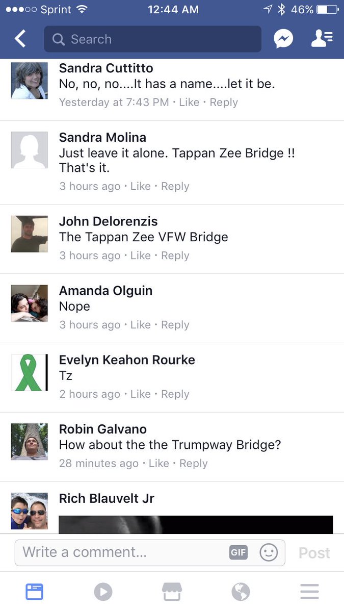 JonCampbellNY's tweet photo. Reminder that social media reaction in the Hudson Valley has been almost uniform in favor of keeping the Tappan Zee Bridge moniker. https://t.co/MSc04x4sNo