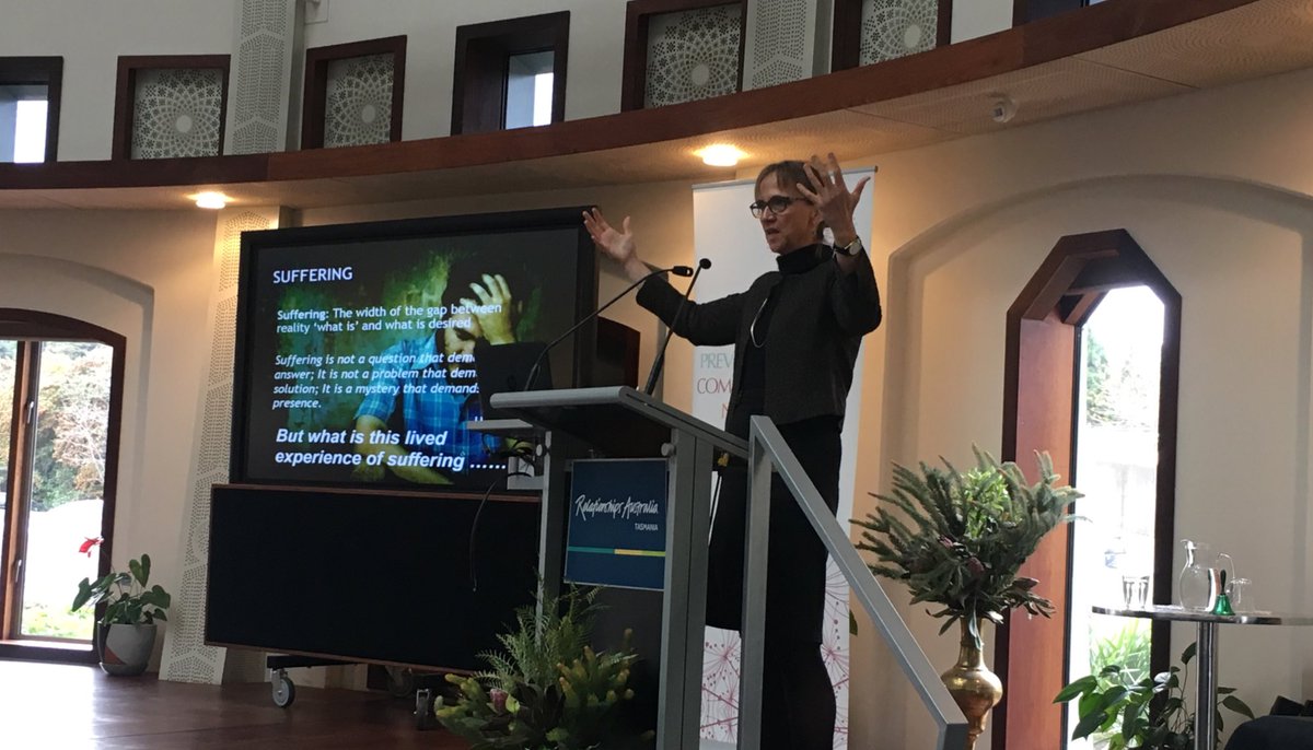 A/Prof Judith Murray speaking about grief, loss and suicide at the 2017 TSPCN Suicide PreventionForum