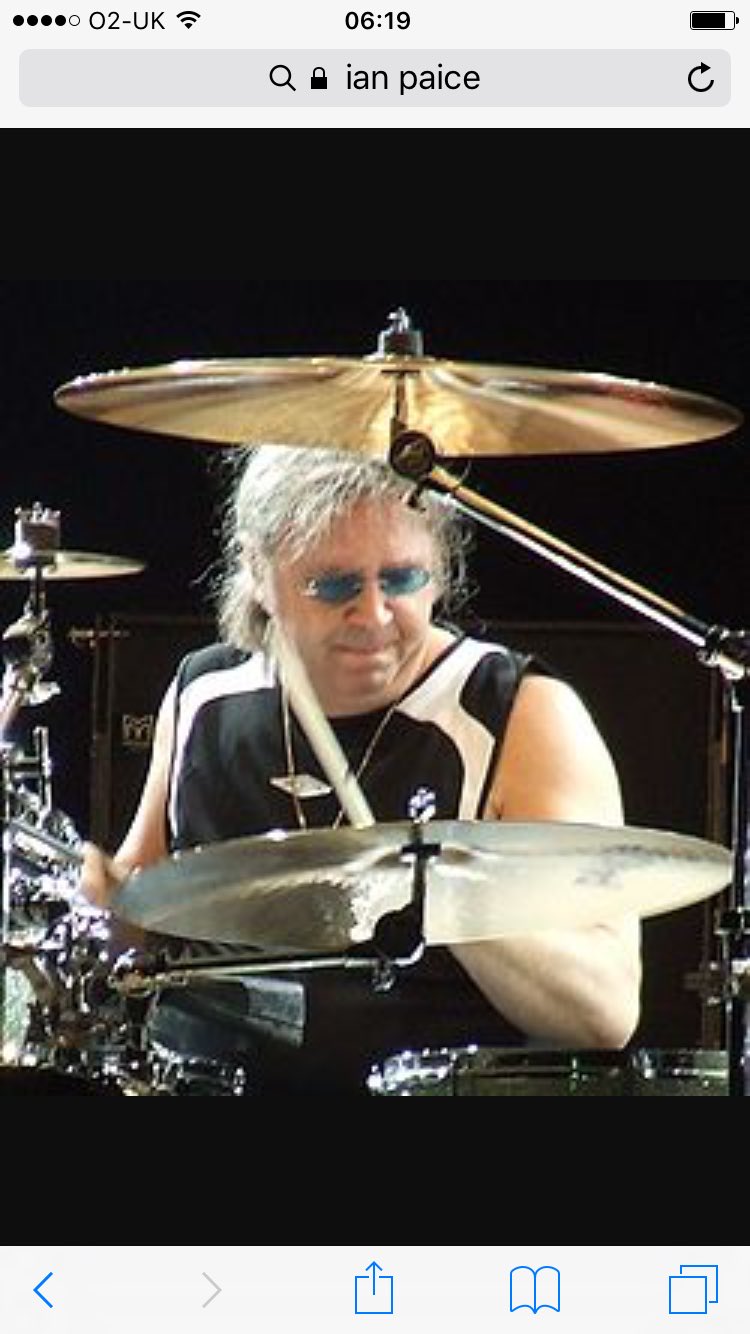 Happy Birthday to my good friend Mr Ian Paice, have a great day Ian! 