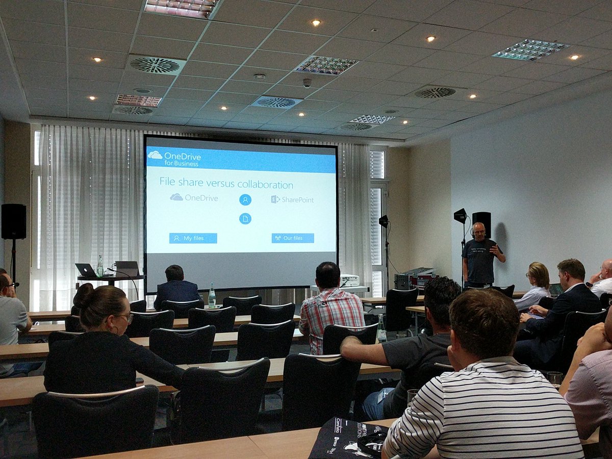 h_ulbricht's tweet photo. Now some @HansBrender @onedrive action. #shareconf https://t.co/00nFNxlh8c