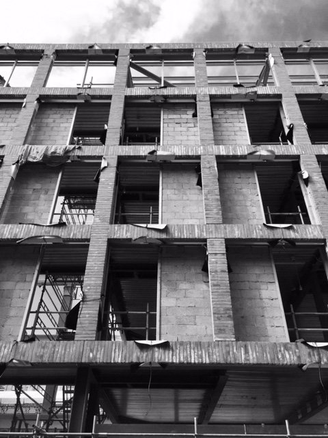 JSPinteriors's tweet photo. Crafted building by @FCBStudios @BIMGraham going up outside our studio #ancoats #manchesterdevelopment #Manchestercouncil #Manchesterlife https://t.co/q0AIQ3yC0F