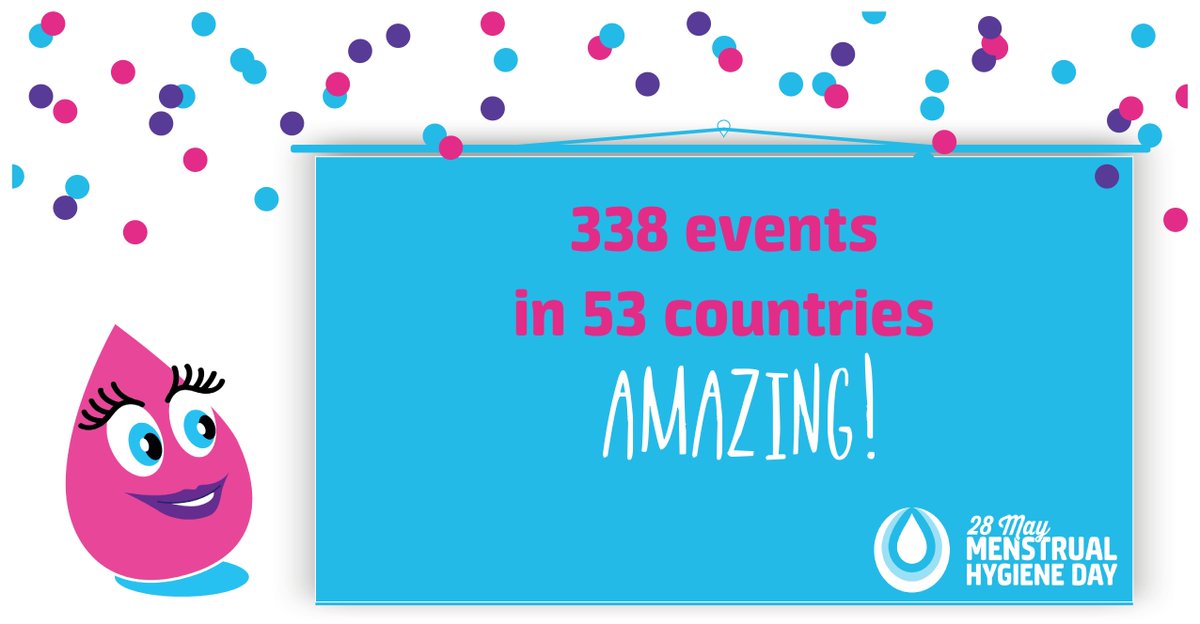 MHDay28May's tweet photo. BIG THANK YOU 
#mhday2017 #menstruationmatters https://t.co/Aon00dZPWJ