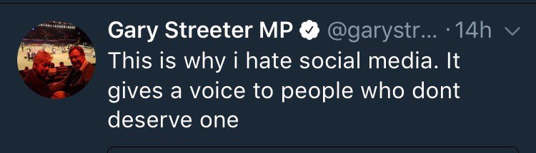 NavalAuthor's tweet photo. Today, I will mostly be... trying to get my head around my local MP's inept use of Twitter. #ThinkBeforeYou... https://t.co/l4mu1nrdWJ