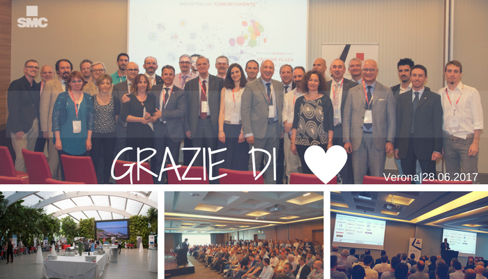 SMC_DGScompany's tweet photo. Grazie di ❤️ a tutti per aver partecipato a #I40C! Nei prossimi giorni foto e video della giornata quindi, #StayTuned! :) #Industria40 https://t.co/hiiRNvp5fC