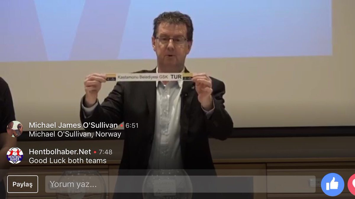 Kura çekiminde geçen yılın Avrupa Chalenge Cup finalisti, Türkiye Şampiyonu Kastamonu Belediyespor Sk sunumu ile gururlandık..