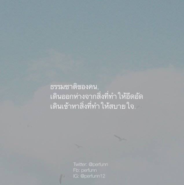 Perfunn's tweet image. สุดท้ายแล้ว,
คนเราก็เลือกเข้าหาอะไรที่ทำให้ตัวเองสบายใจ
และเดินออกห่างจากอะไรที่ทำให้ตัวเองรู้สึกอึดอัดเสมอ.