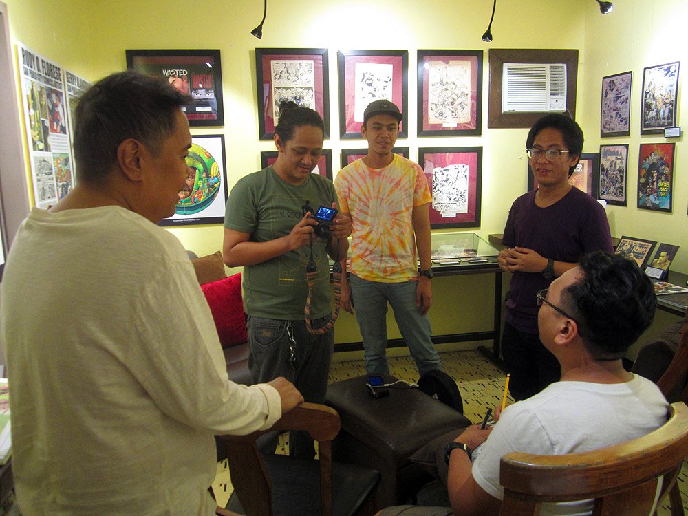 komikero's tweet photo. The @IKP_official visits me at the Komiks Museum. Thanks @LoserMangaka @mukatman @giosdesk and Ardie Aquino! Come back soon! https://t.co/IWWnSROXFO