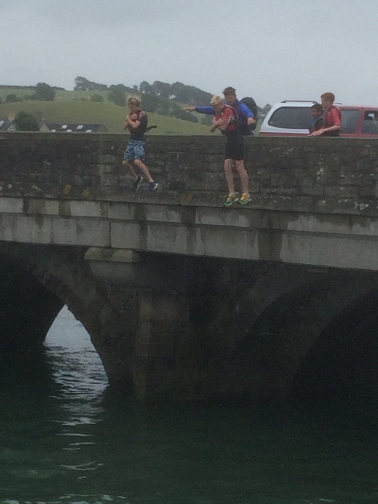 Following the water cycle from rain to river.