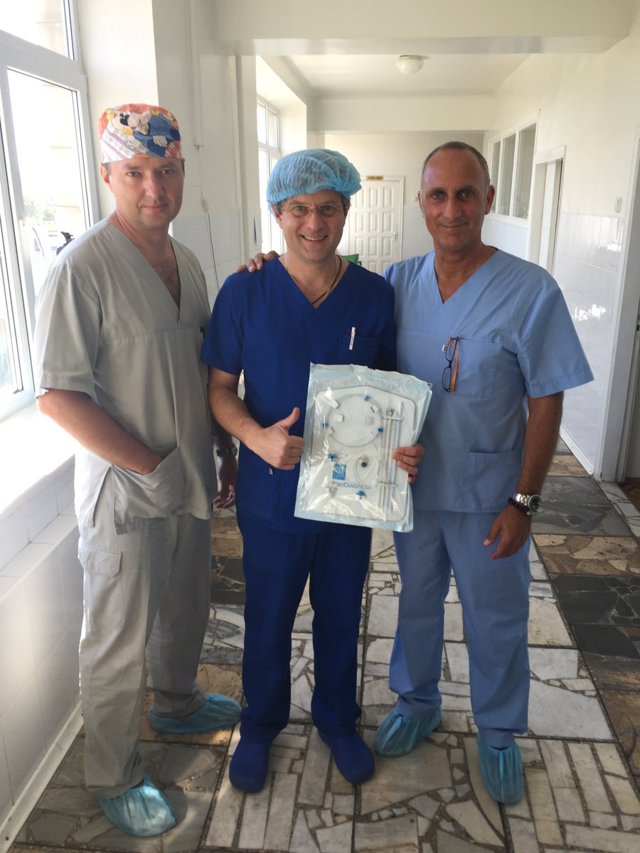 PolyDiagnost's tweet photo. Just succesfully performed the first #MicroPerc® cases with Dr. Sagalevich Andriy at the Kiev regional hospital. https://t.co/uRp0TsjnFP